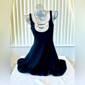 A line black dress!
